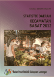 Statistik Daerah Kecamatan Babat 2012