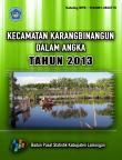 Kecamatan Karangbinangun Dalam Angka 2013