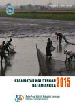 Kecamatan Kalitengah Dalam Angka Tahun 2015