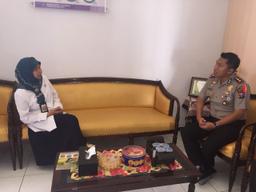 Visition of Lamongan Police Chief to BPS Office Kab. Lamongan