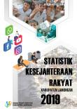 Welfare Statistics of Lamongan Regency 2019