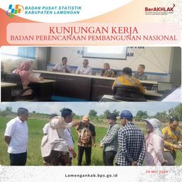 KUNJUNGAN KERJA BAPPENAS KE BPS KABUPATEN LAMONGAN YANG BERNAS