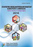 Statistik Kesejahteraan Rakyat Kabupaten Lamongan 2016