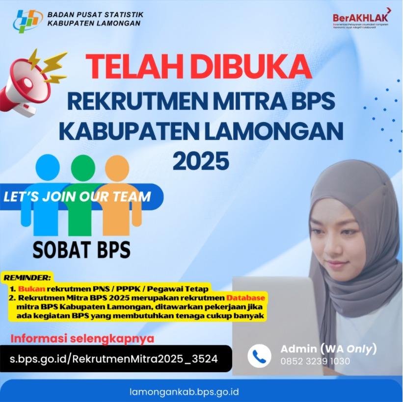 PEREKRUTAN MITRA BPS LAMONGAN 2025